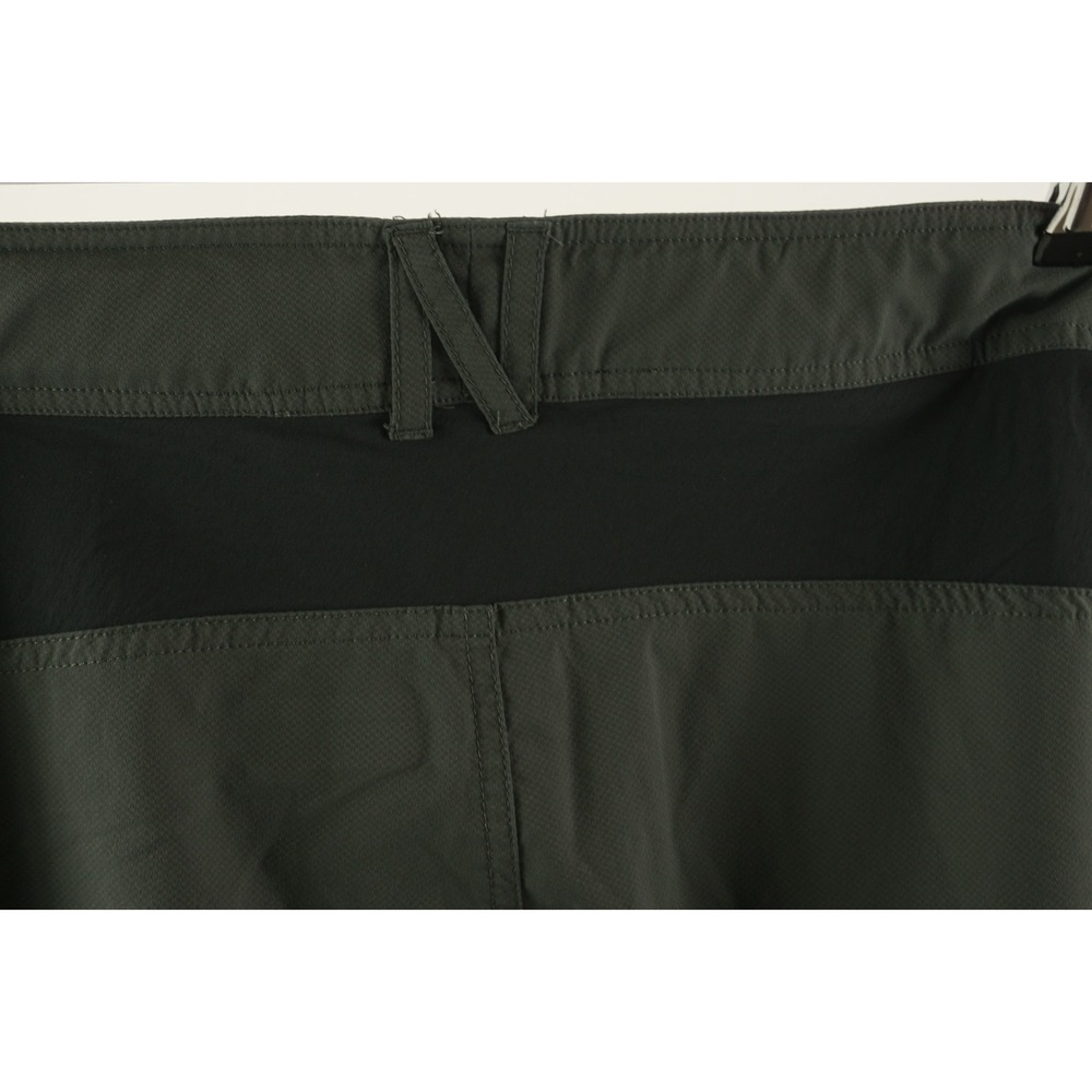 Novara Mens XL Gray Woven Nylon Ripstop Stretch Zip Pocket Biking Cycling Shorts - Picture 5 of 11
